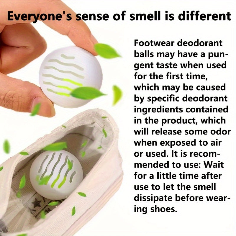 6 Pcs Shoe Freshener Balls Footwear Odor Eliminator Closet Deodorizer