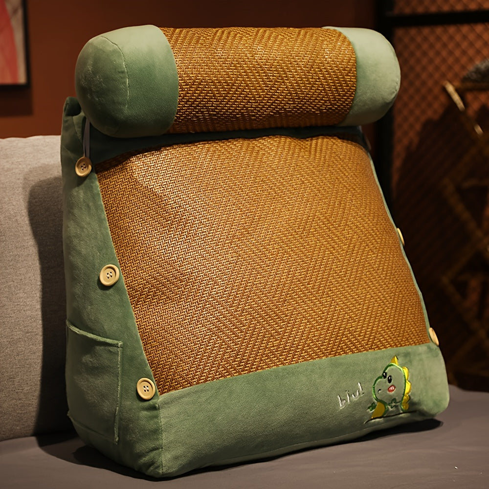 Pregnancy Pillow Summer Breathable Triangle Cushion for Bed and Sofa Removable Washable