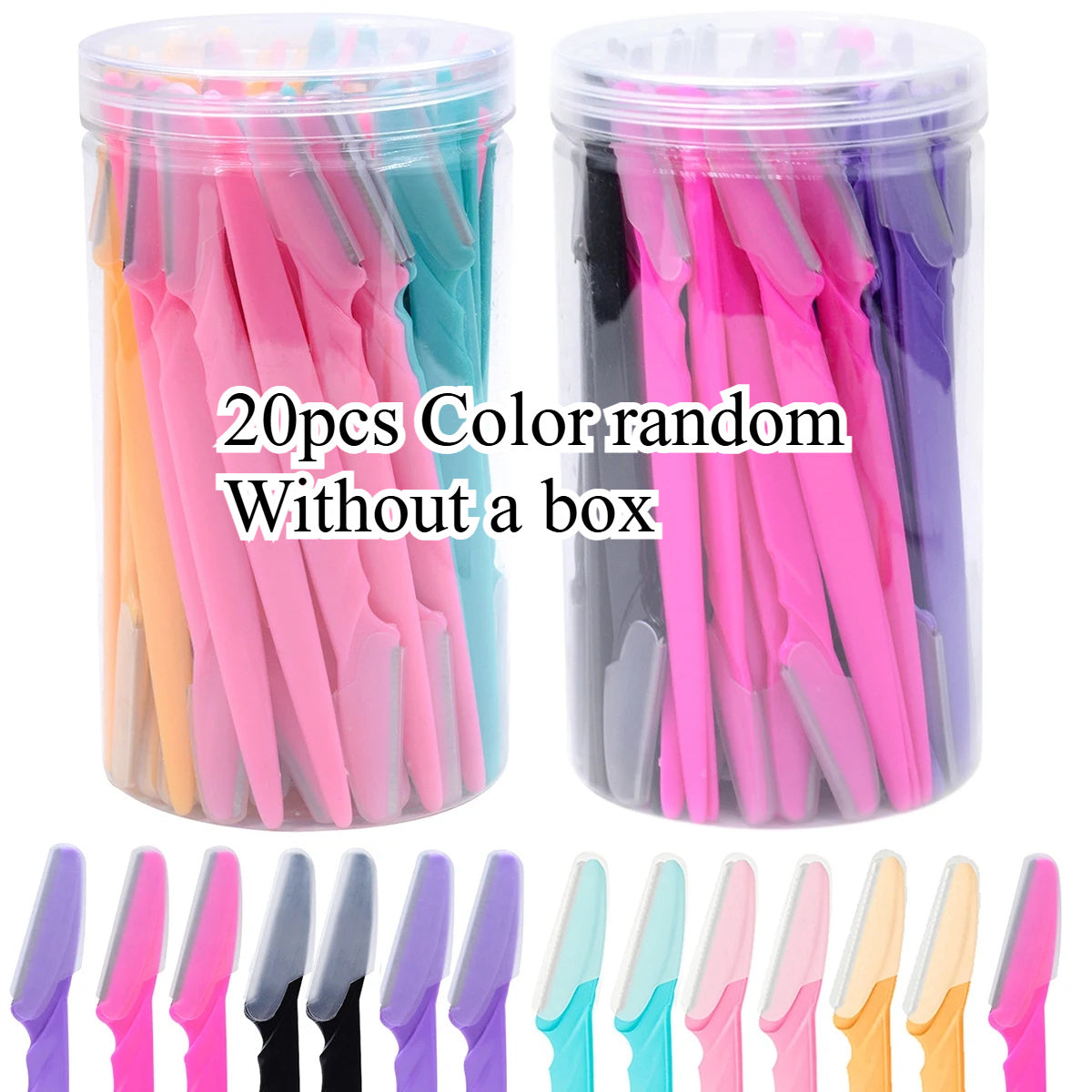 Set de maquinillas de hueso para mujer 5/10/15/20/25/30 piezas Afeitadoras faciales y corporales