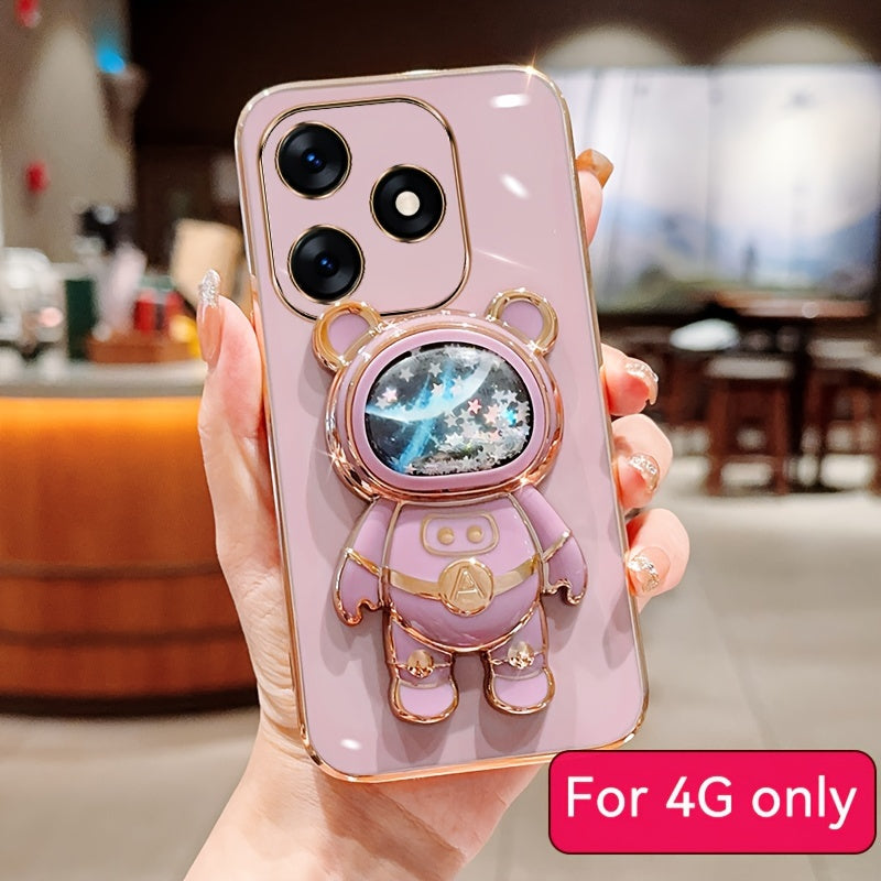 Shockproof TPU Phone Case with Anti-Drop Protection and Built-in Holder for Spark Series Models