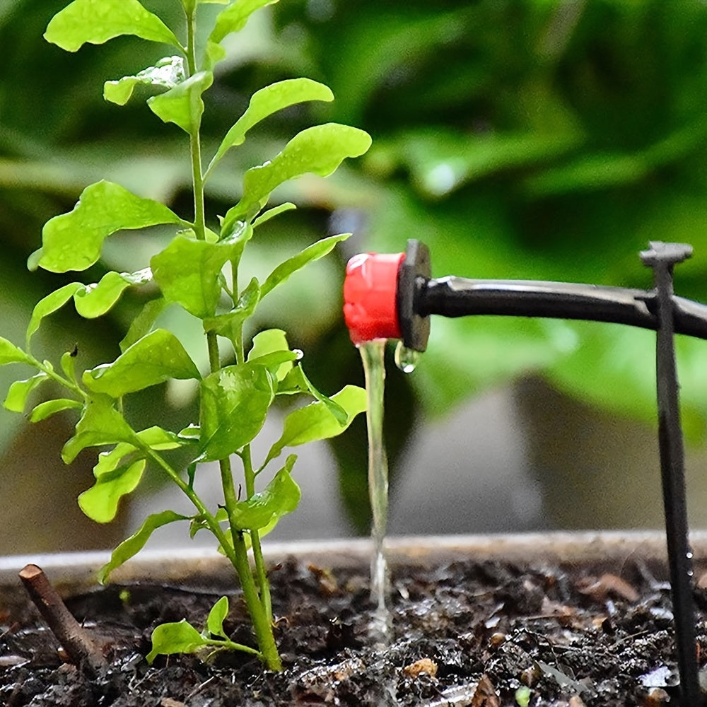 Регулируемые пластиковые капельницы для системы полива 50-500 штук