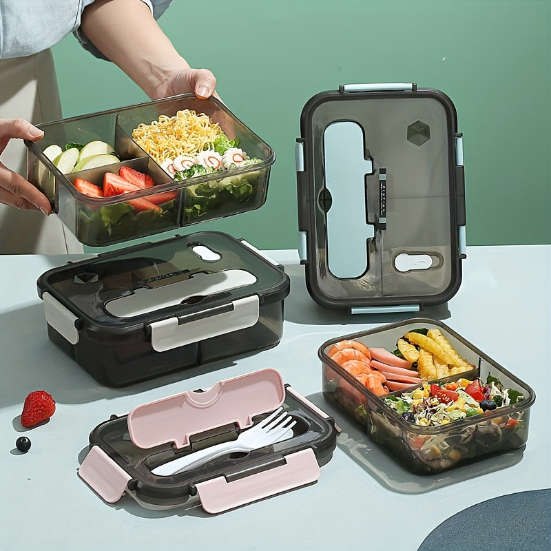 Microwave-Safe BPA-Free Plastic Lunch Box Leakproof Durable for Travel Camping Office
