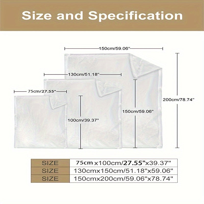 Flannel Fleece Blanket with Celtic Triquetra and Clover Motifs Green Black Seasonal Comfort