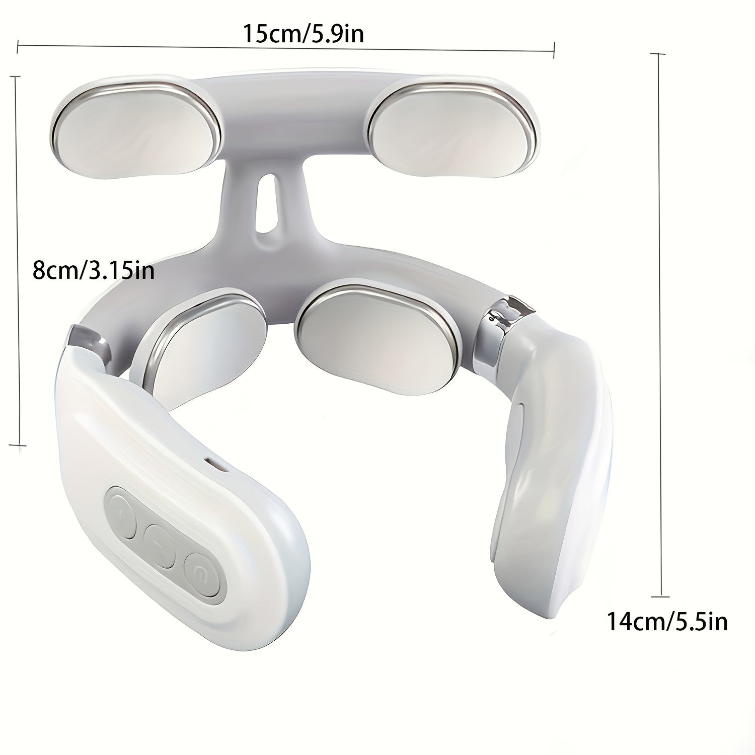 Portable Neck Massager with Rechargeable Lithium Battery for Shoulder and Neck Relief