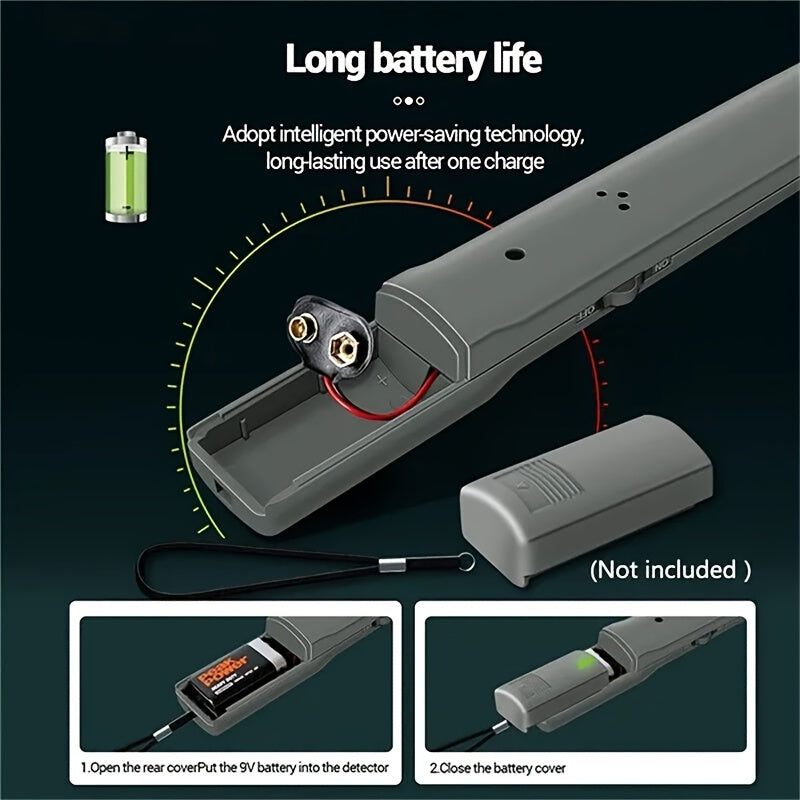 Handheld Folding Mini Metal Detector for Accurate Metal Scanning