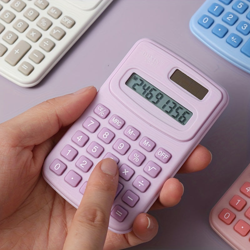 Мультяшный карманный калькулятор для школьных офисных советов с LED-дисплеем