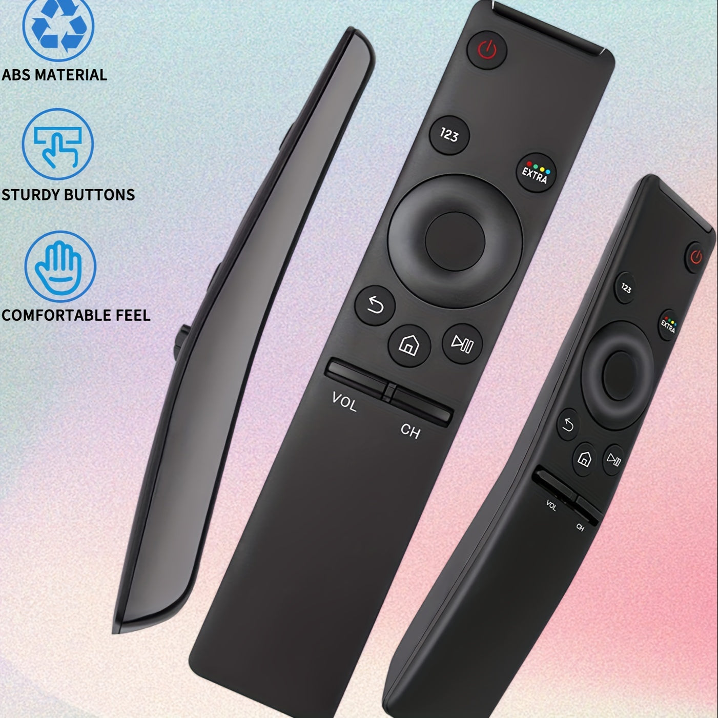Universal Remote Control for Samsung TVs Infrared Ergonomic Compatible with 2K 4K 8K UHD Smart LED QLED Models