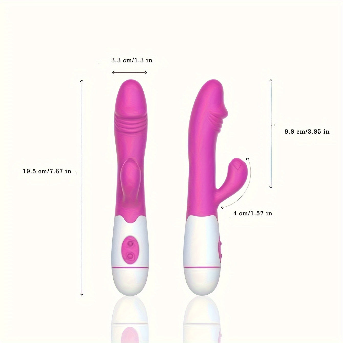 Female Silicone G-Spot Vibrator with 30 Modes for Beginners and Couples