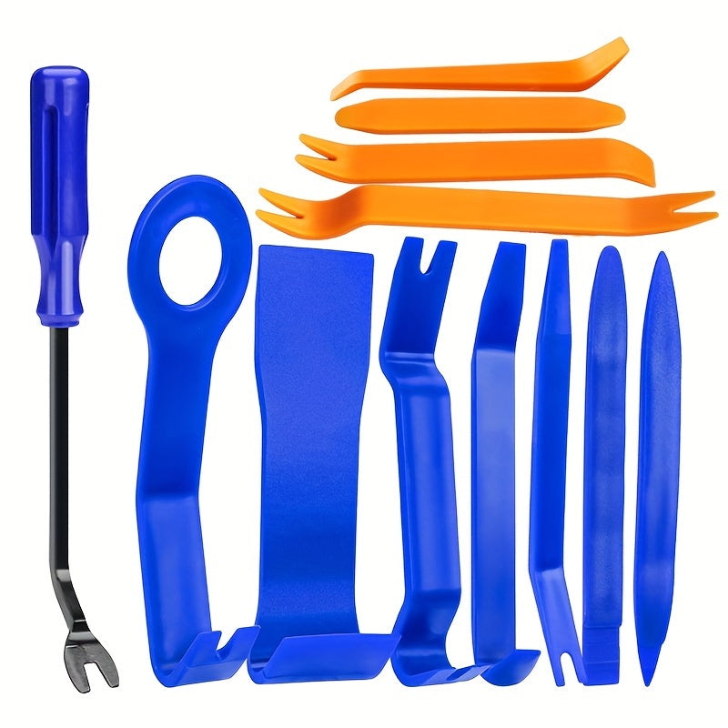 12-Piece Car Interior Removal Tool Set for Disassembling Trim and Audio Systems
