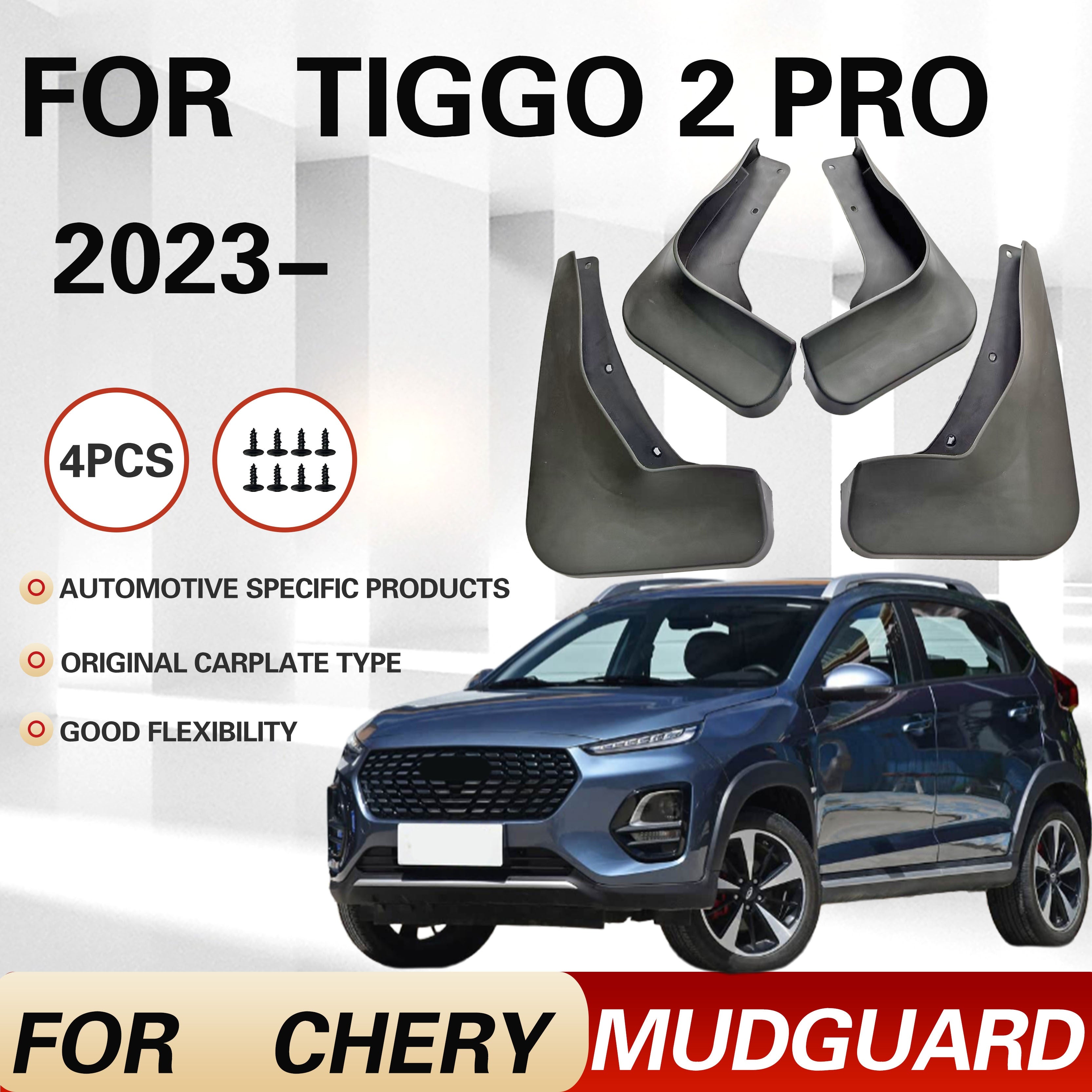 4Pcs Fender Mudguards Set for 2023 Car Models Plastic Front Rear Accessories