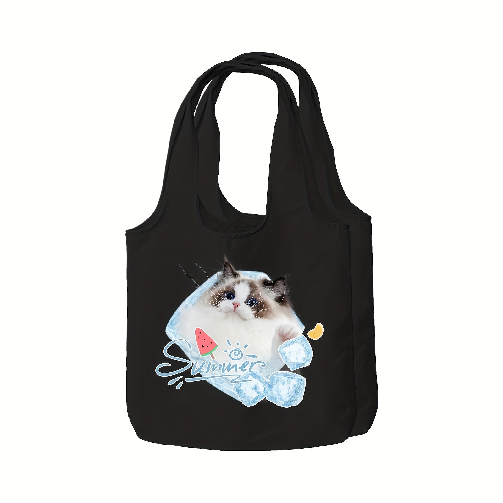 Personalized Canvas Tote Bags Set with Custom Photos for Daily Use and Outdoor Activities