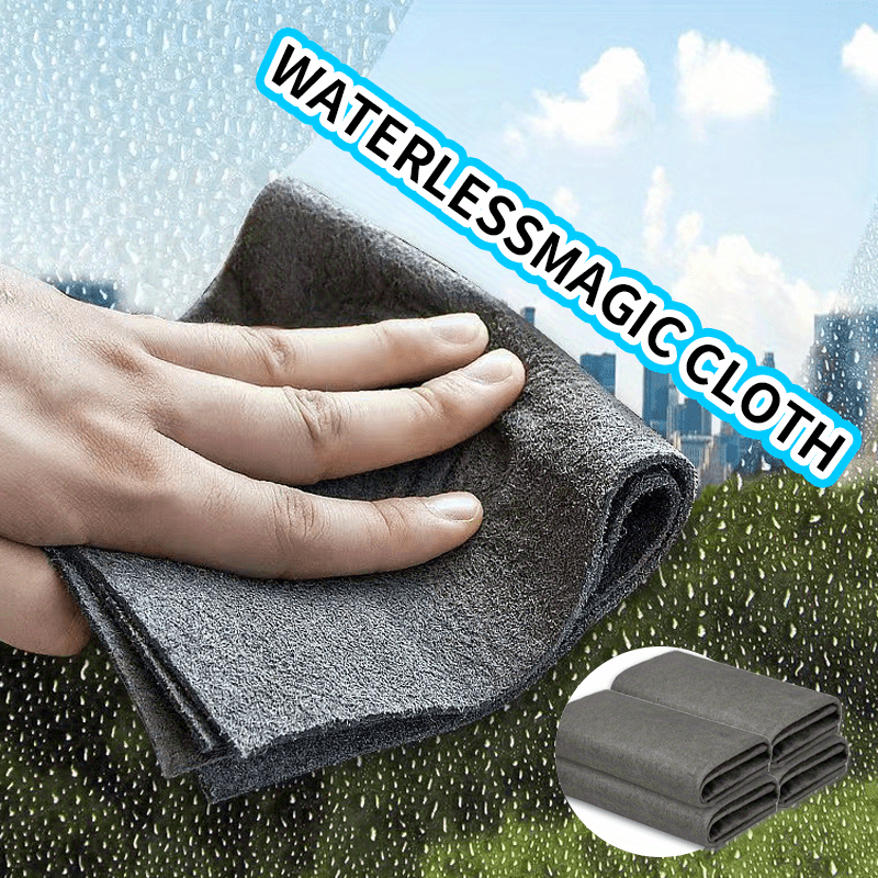 Glass Wipe Cloth Set of 5 Microfiber Cleaning Towels for Windows Mirrors Kitchen Bathroom