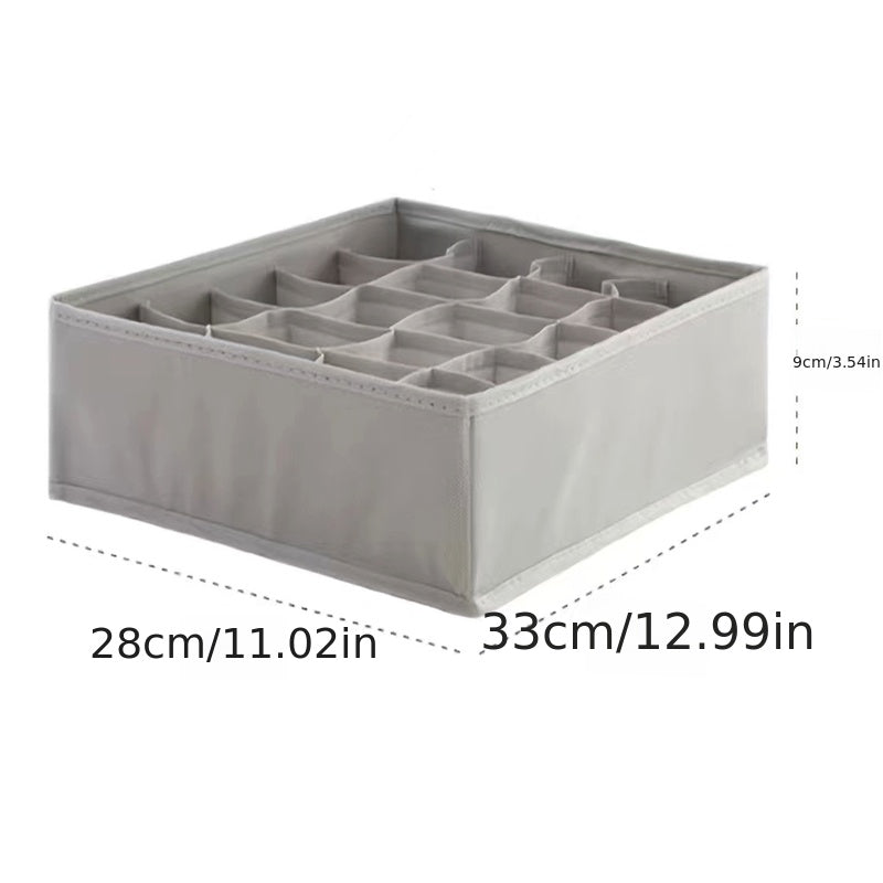 Foldable Storage Box for Socks and Underwear Closet Organizer Drawer Divider