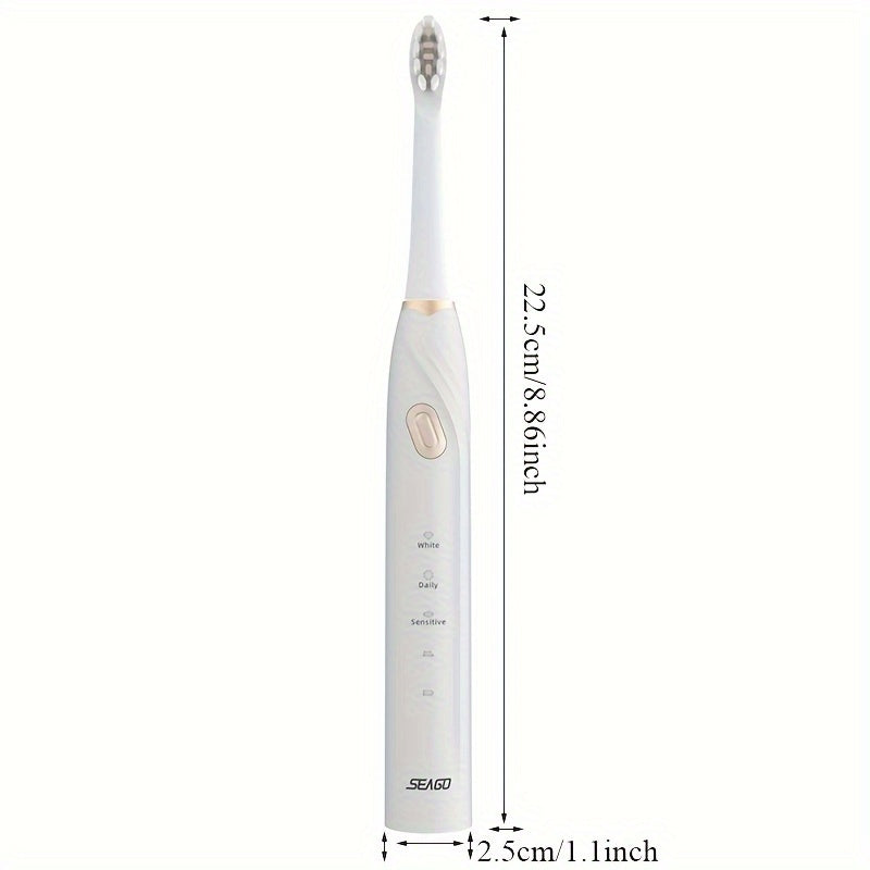 Elektr tozalash cho'tkasi to'plami Qora, qayta zaryadlanadigan, 3 ta rejim va 10 ta cho'tka boshli