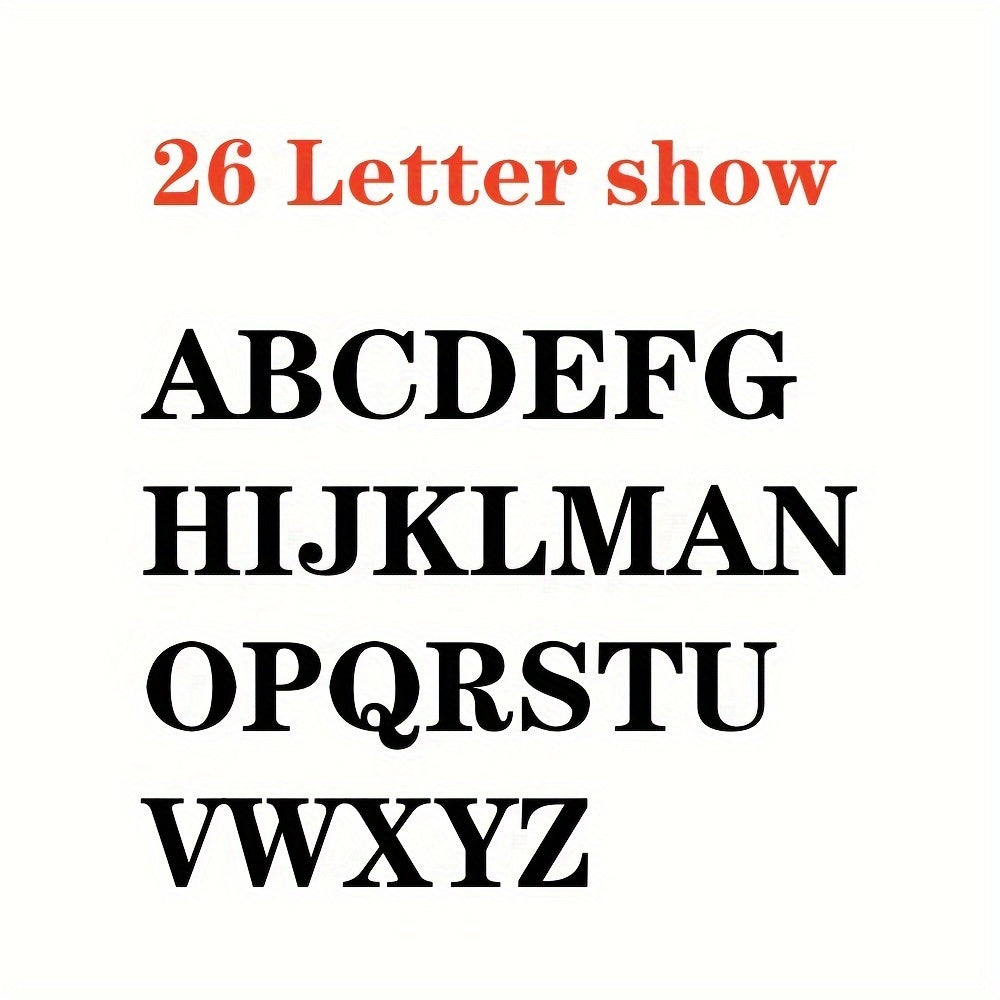 Men's Personalized Stainless Steel Cufflinks with Monogram for Weddings and Gifts