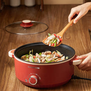 Electric Hot Pot for Cooking Noodles Steak Eggs Durable Compact