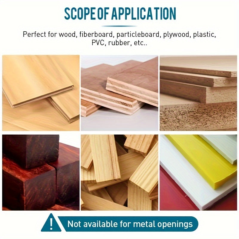 Woodworking Drill Bit Set 6 Pieces Countersink Hand Tool Kit