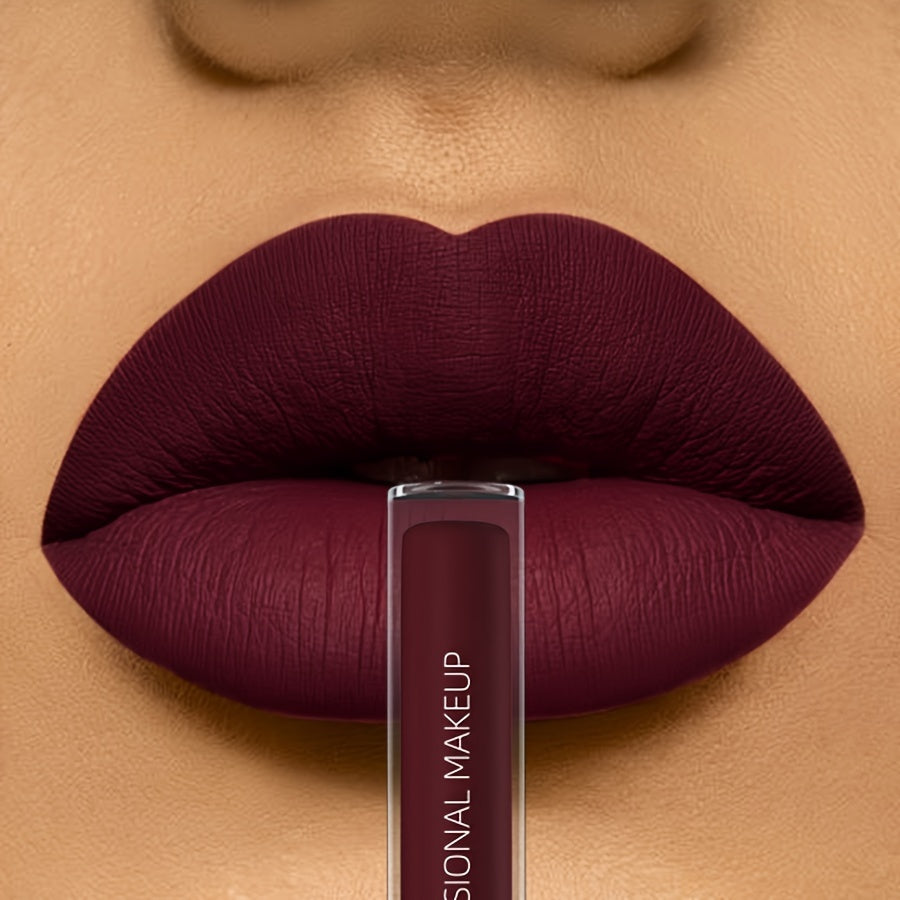 Женский водостойкий блеск для губ коричнево-рыжий стойкий