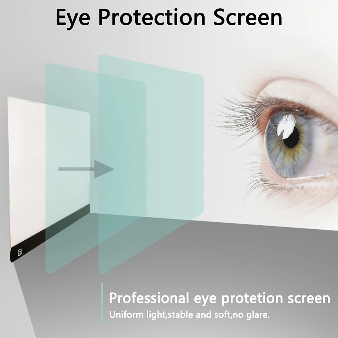 Large Acrylic LED Drawing Board with Dimmable Light Pad for Tracing and Diamond Painting