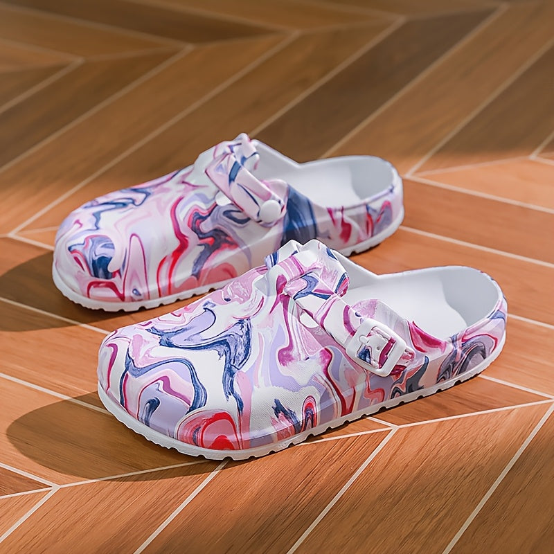 EVA Cartoon Slip-Resistant Nurse Shoes Flat Heel Breathable All-Season