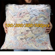 100pcs Disposable Food Cover Wraps Thickened Elastic Fresh-Keeping Film for Kitchen Storage