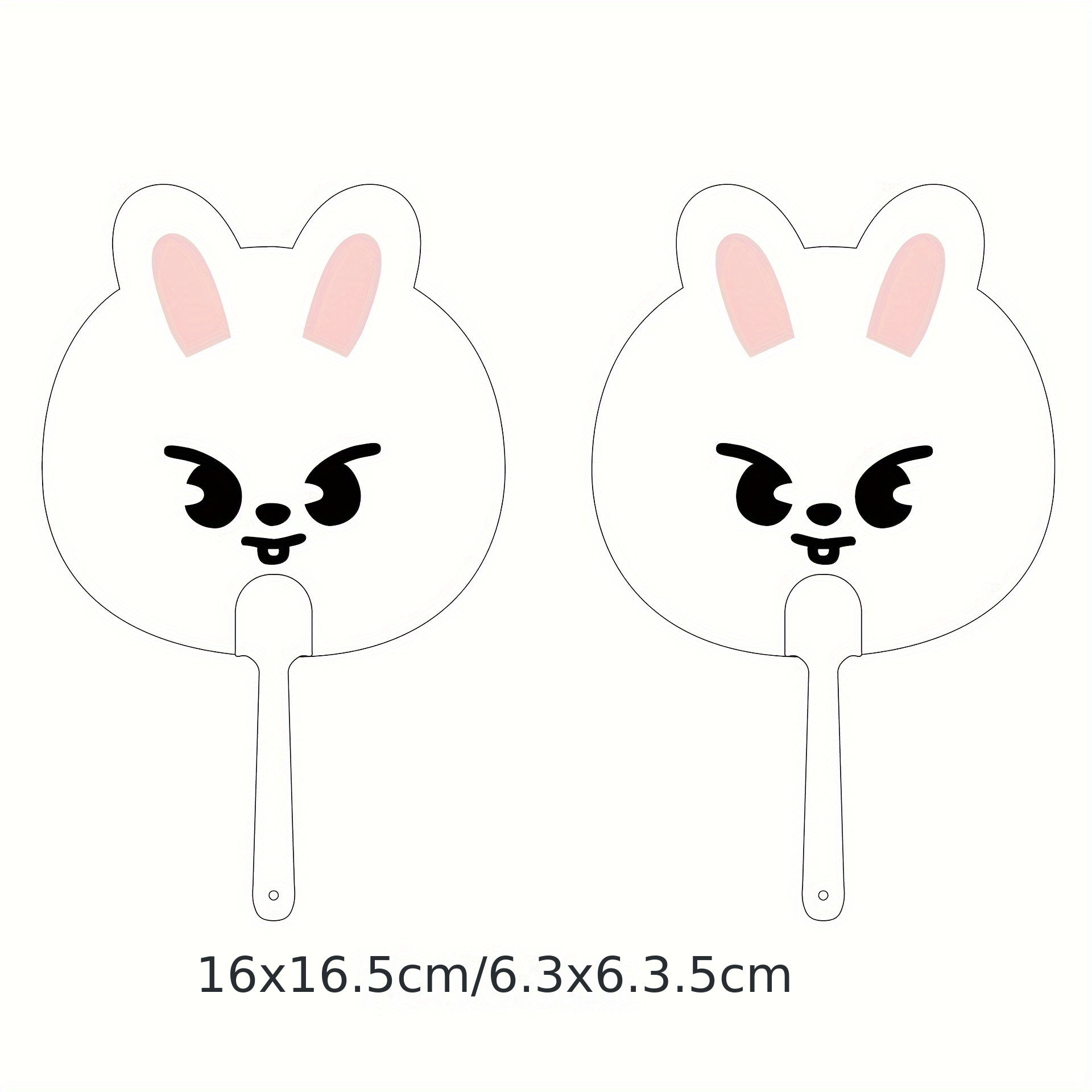 Mini Plastic Handheld Fan 15.49x17.27cm Portable Personal Cooling Gift for Events