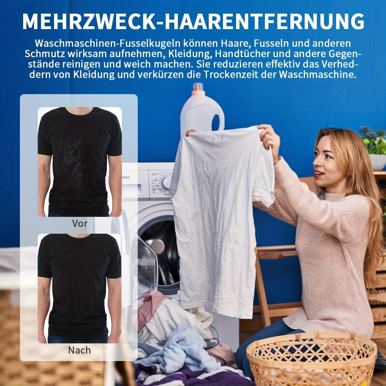 12 Pieces Lint Remover for Washing Machine Hair and Fuzz Catcher Laundry Accessories