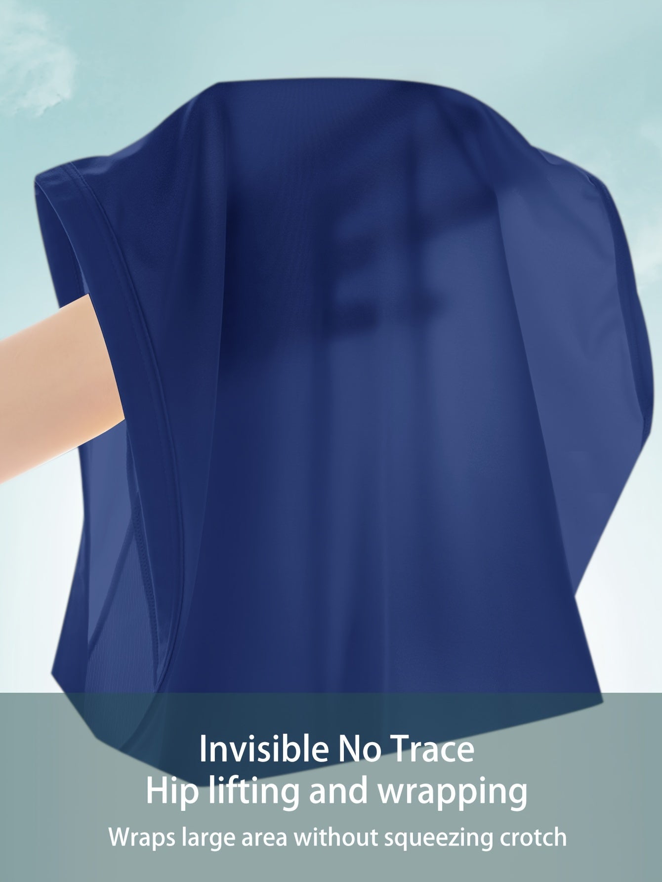 Women High Waist Tummy Control Shapewear Panties Solid Color Briefs Set