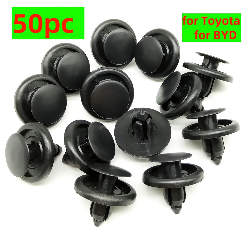 50Pcs Auto Fastener Rivet Clips for Water Tank Cover Door Panel
