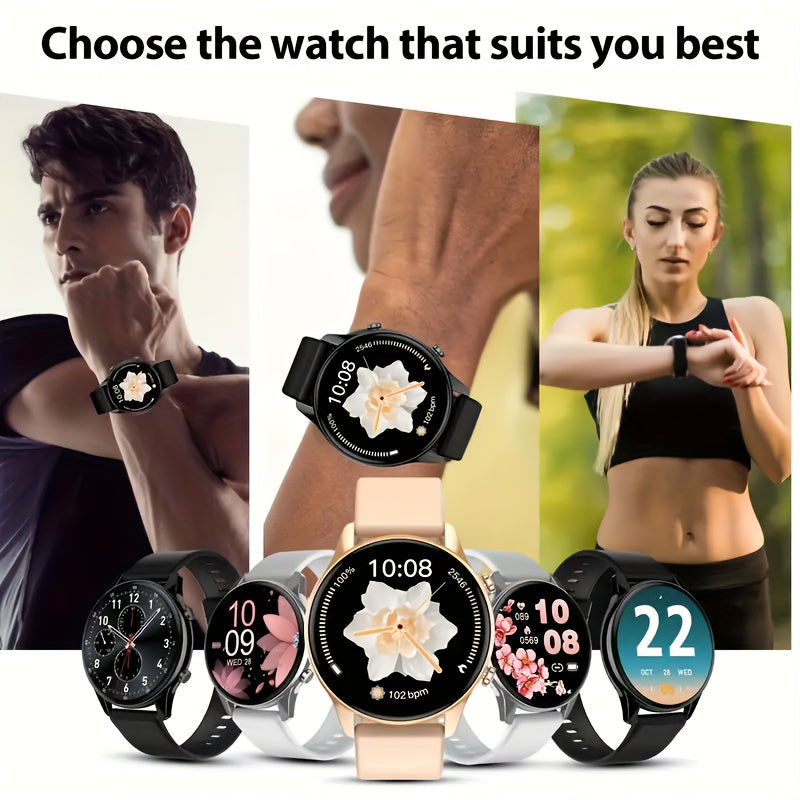 Полноэкранные сенсорные умные часы для Android и iOS с беспроводной связью, обменом сообщениями и управлением камерой