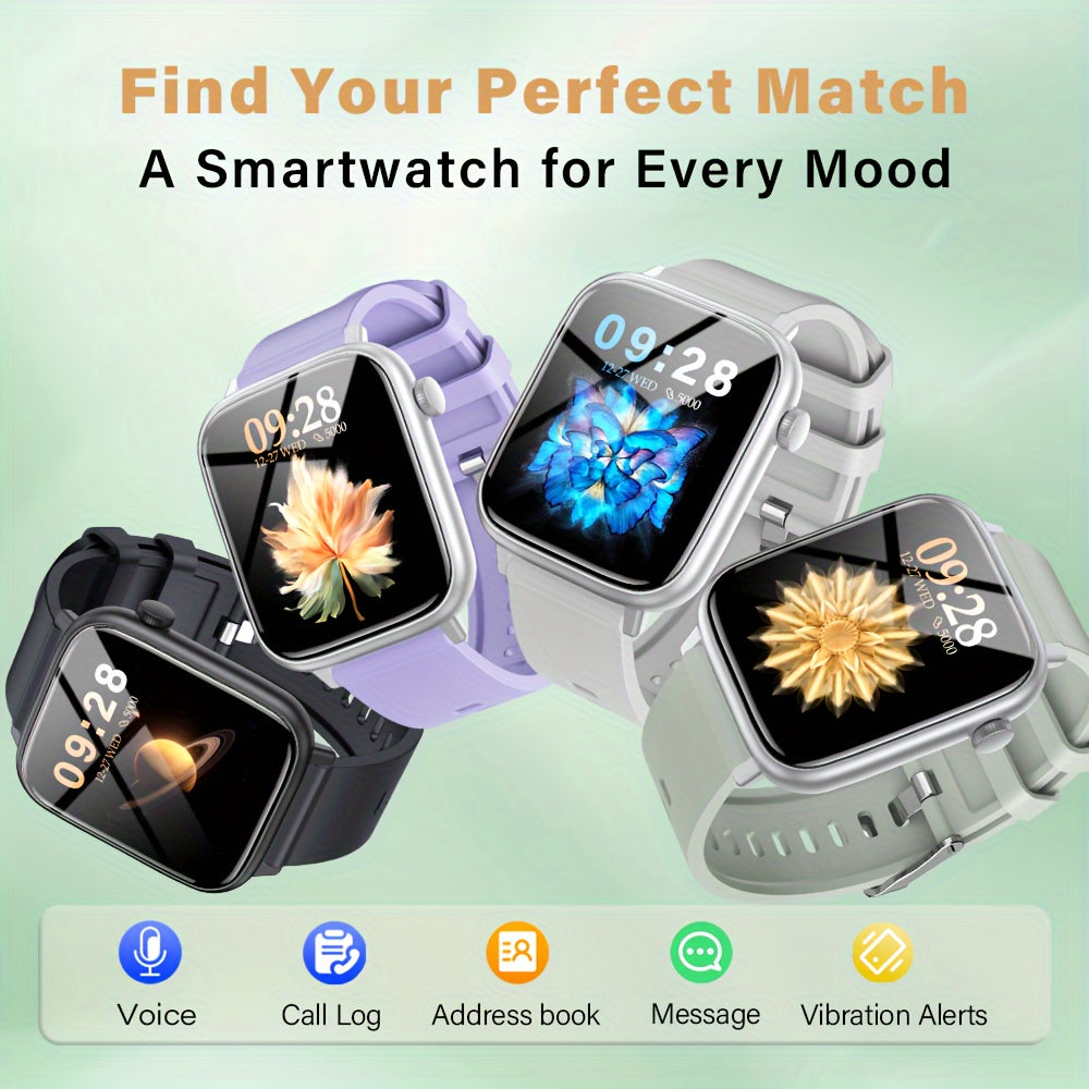 Smart Watch for Women Fitness Tracker Wireless Calling IP68 Waterproof 1.83 Inch TFT Screen