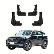 Car Fender Mudguards Splash Flaps Set for SUV, Black, 4 Pieces