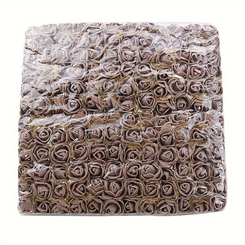 Mini Foam Roses 2cm for DIY Wedding Bouquets Scrapbooking Home Decor