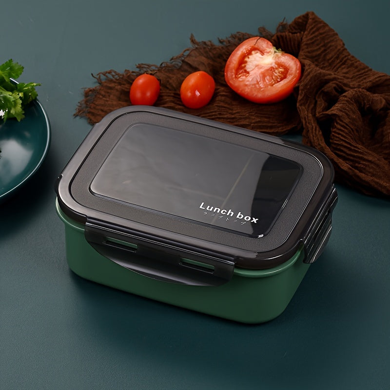 Katta 1200ml mikroto‘lqinli pechga mos tushadigan tushlik qutisi, 2 ta bo‘lakli, oziq-ovqat uchun PP, maktab va ish uchun