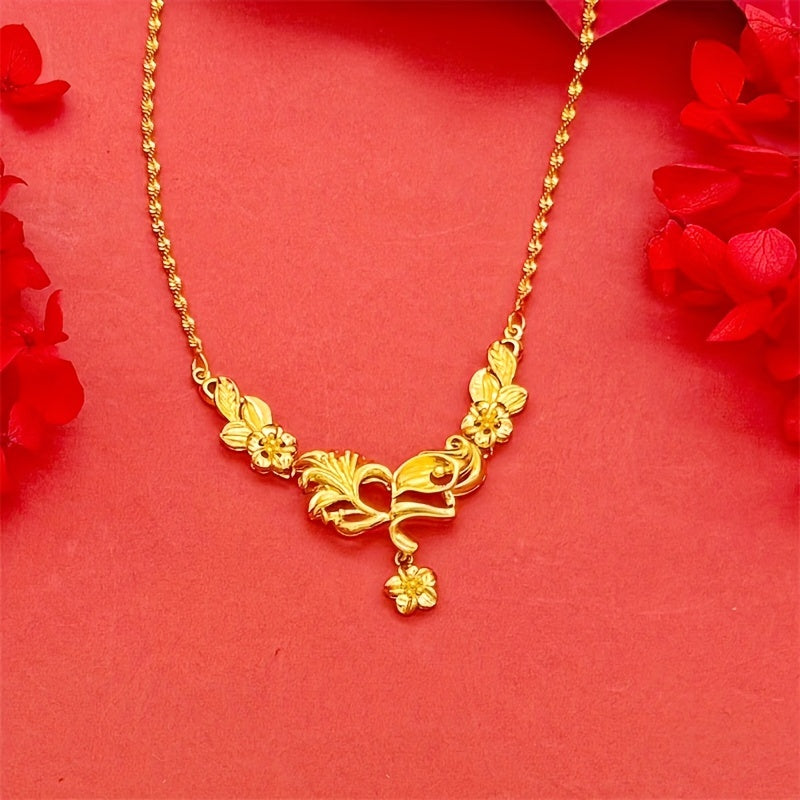 Gold Plated Necklace Set for Women Elegant Jewelry for Weddings and Gifts