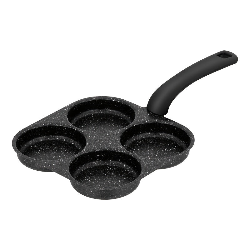 Cast Iron Egg Cooker Non-Stick with Handle for Pancakes Eggs and More