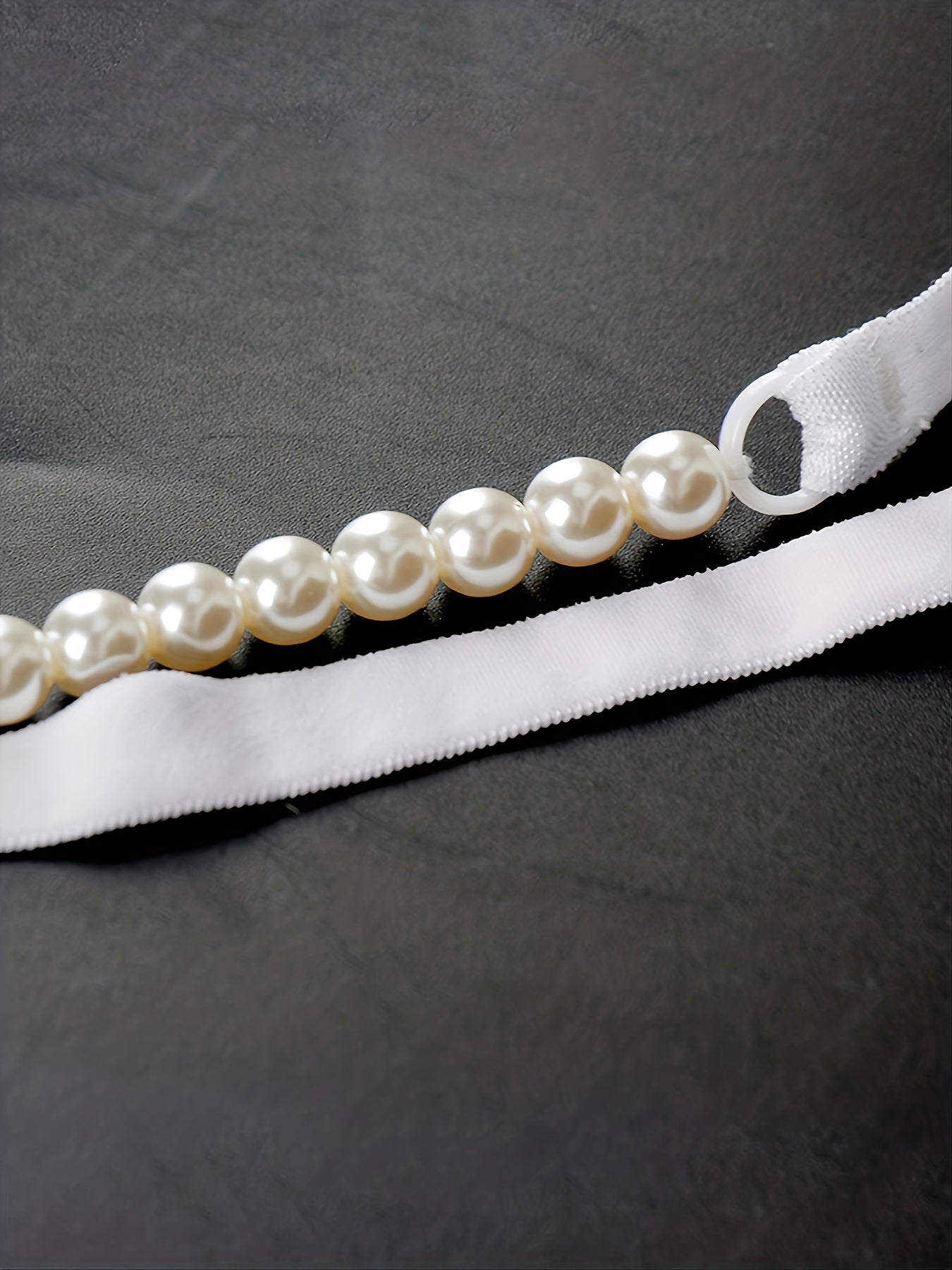 Women's White Pearl Lingerie One Size Panties