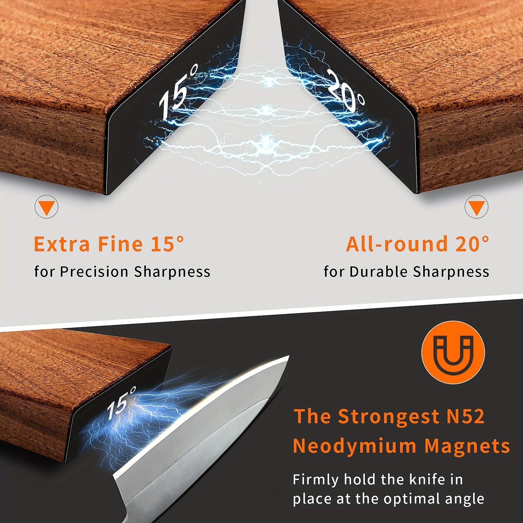 1-Piece Rolling Knife Sharpener Kit for Home Kitchen and Restaurant Use