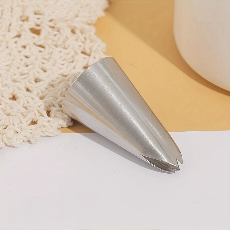 4 ta zanglamaydigan po'latdan yasalgan quvur uchlari to'plami, o'rtacha o'lchamdagi (1.27/1.52 sm) kek bezash uchun sovuqno'zlar. Kengaytirilgan va yaproq Lily dizaynlari bilan. Uy pechkasalari va oshxona ehtiyojlari uchun mukammal. Pishirish uchun ideal.