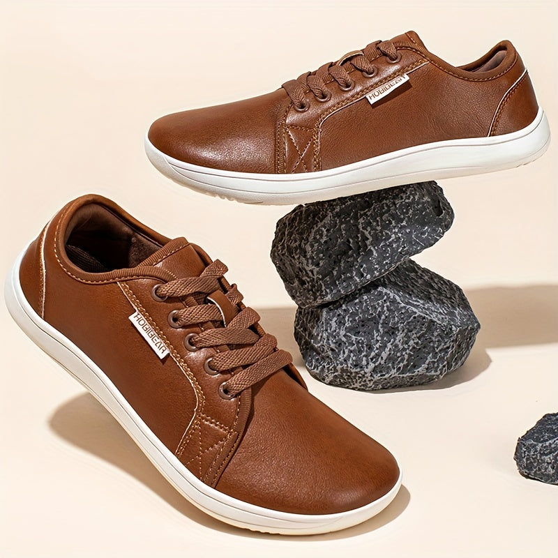 Minimalist Barefoot Sneakers for Men and Women with Wear-Resistant Rubber Sole and Breathable Microfiber Upper