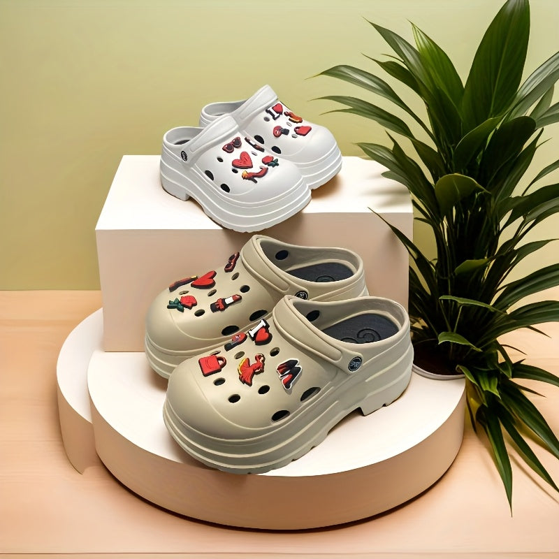 Women's Platform Sandals Cushioned EVA Soles Open-Toe Summer Shoes