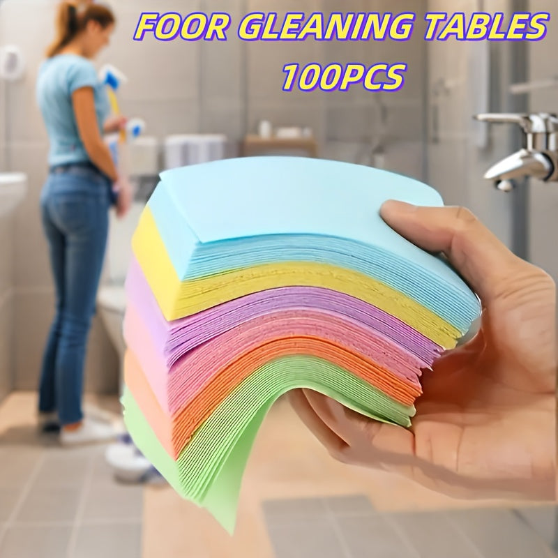 100 Multi-Purpose Cleaning Tablets for Floors and Toilets Deep Cleaning Mildew Removal