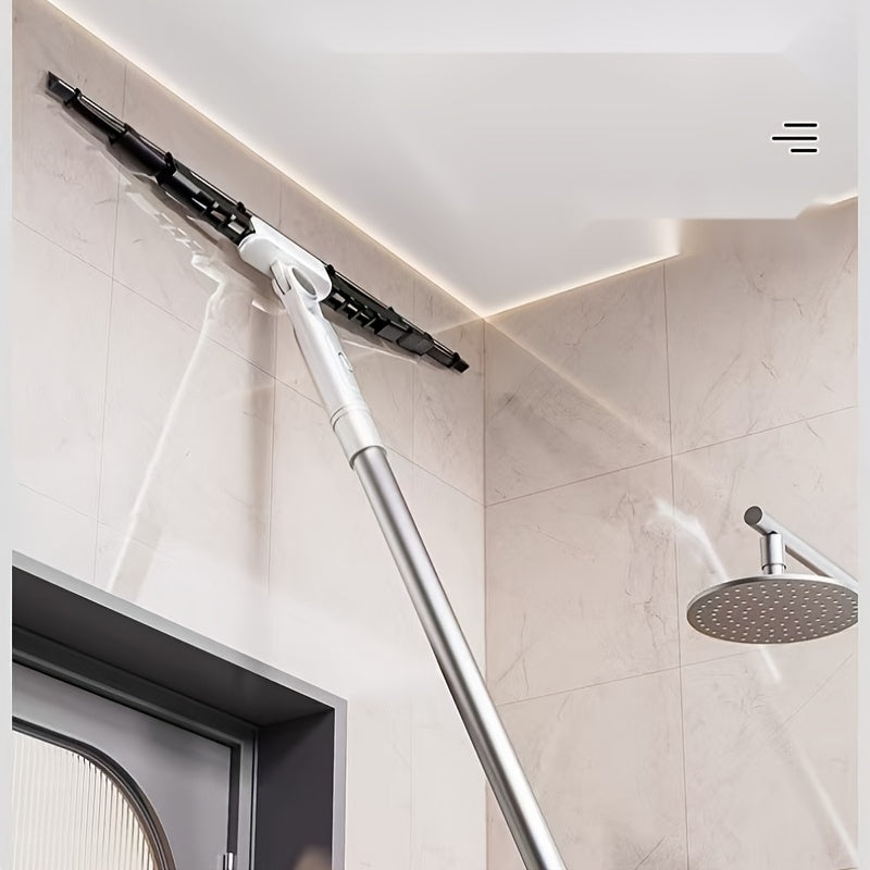 Kit de limpieza multifuncional 3 en 1 para baño, fregona, raspador de vidrio, escoba para el suelo