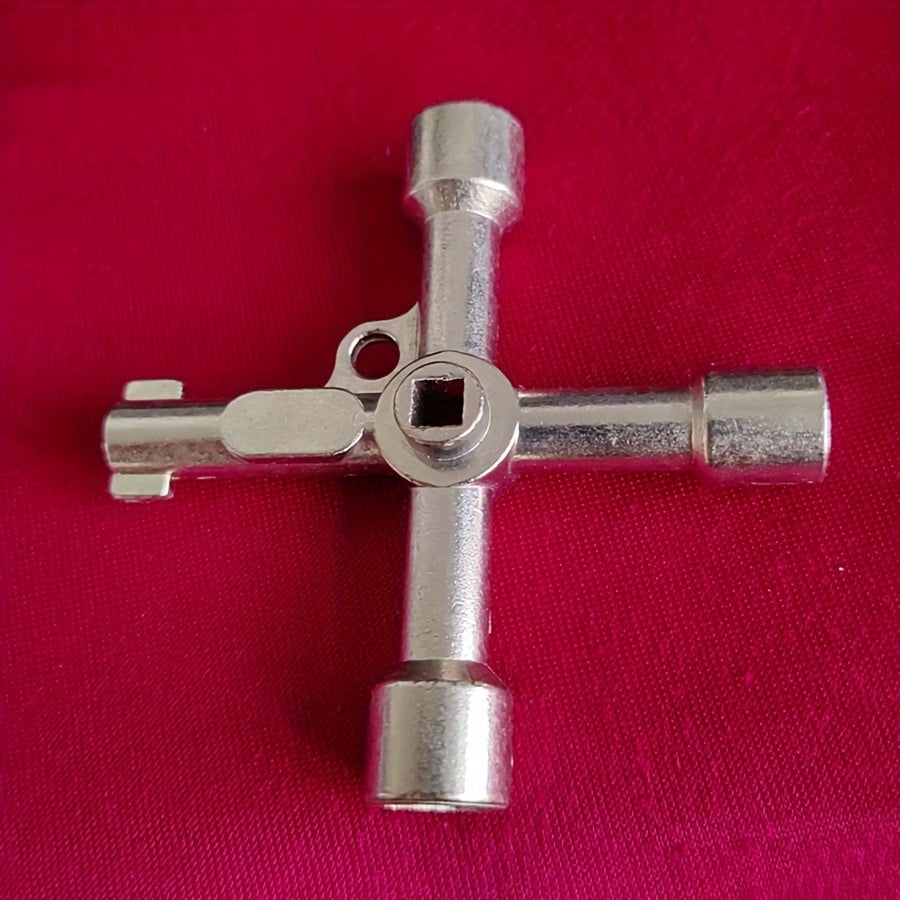 Ko‘p funksiyali Zink alloydan tayyorlangan X-kalit, suv o'tkazmaydigan uchburchak kalit, kran uchun