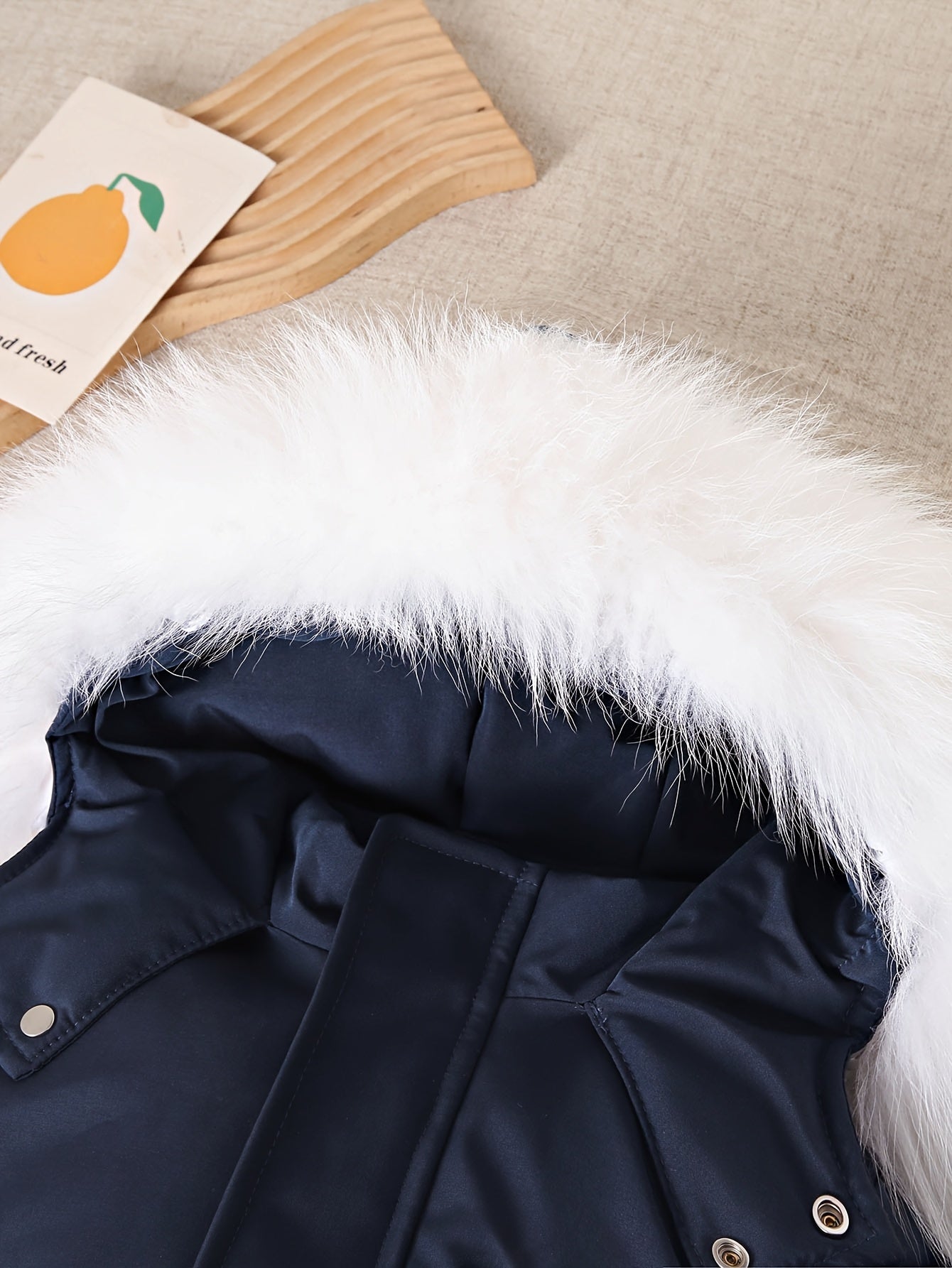 Baby Winter Snowsuit for Ages 1-5 with Faux Fur Hood and Zipper Closure