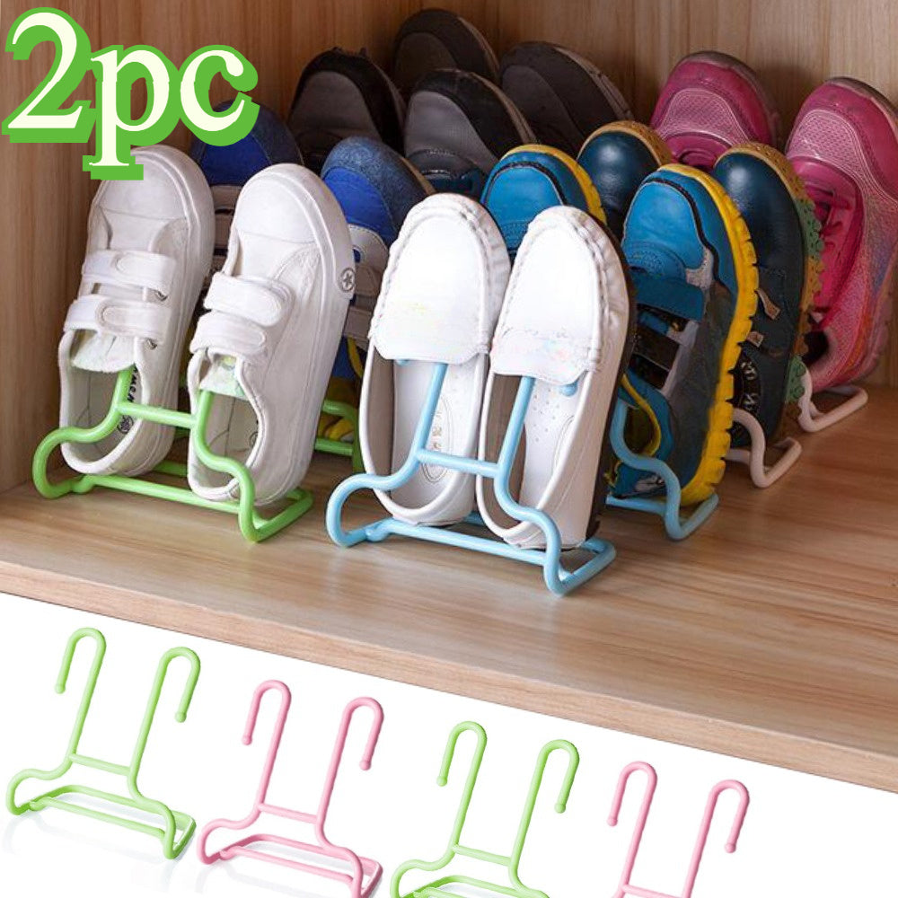 Juego de organizadores de zapateros colgantes de plástico, almacenamiento de zapatos que ahorra espacio para la sala de estar