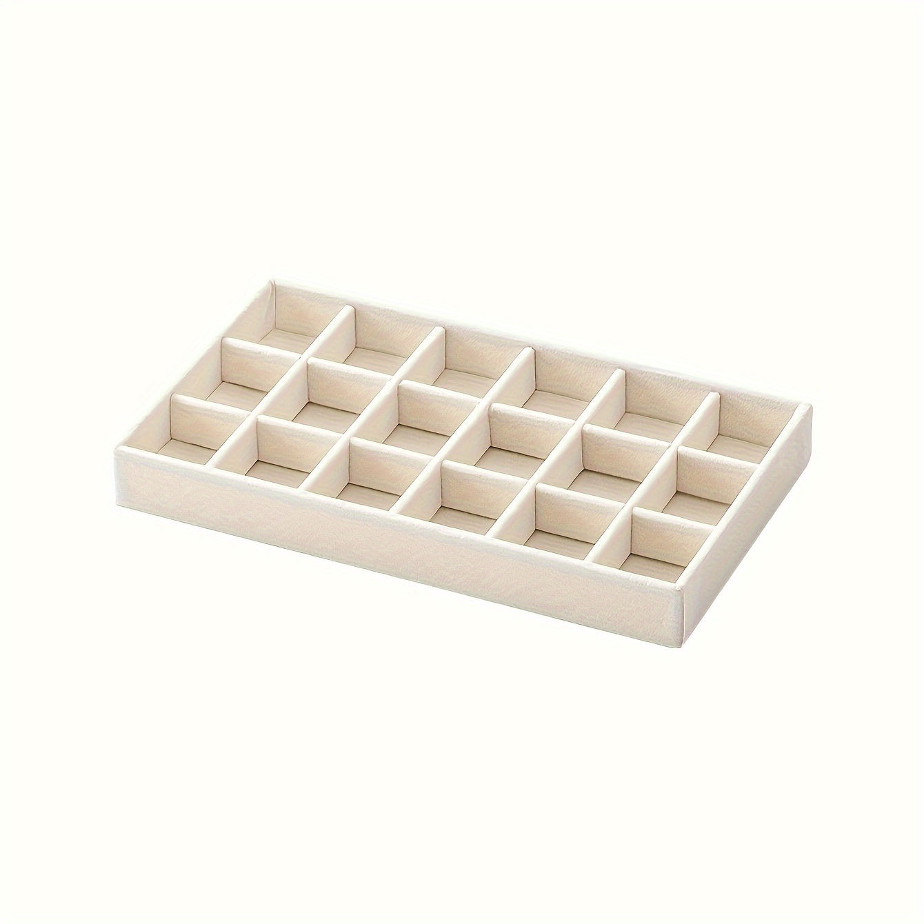 Набор из 4 органайзеров для хранения украшений из бархата для колец, серег, браслетов и ожерелий