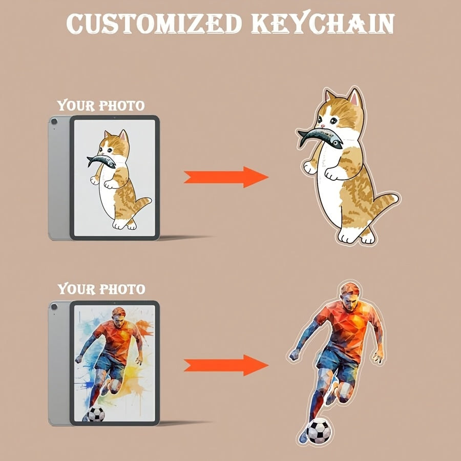 Llavero personalizado de pareja en acrílico, regalo personalizado para aniversario