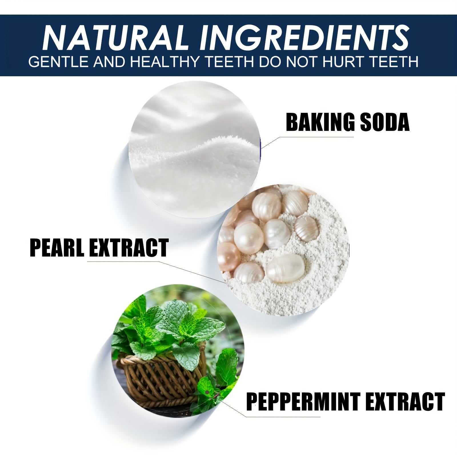 Fresh Mint Teeth Whitening Powder Deep Cleaning Stain Remover