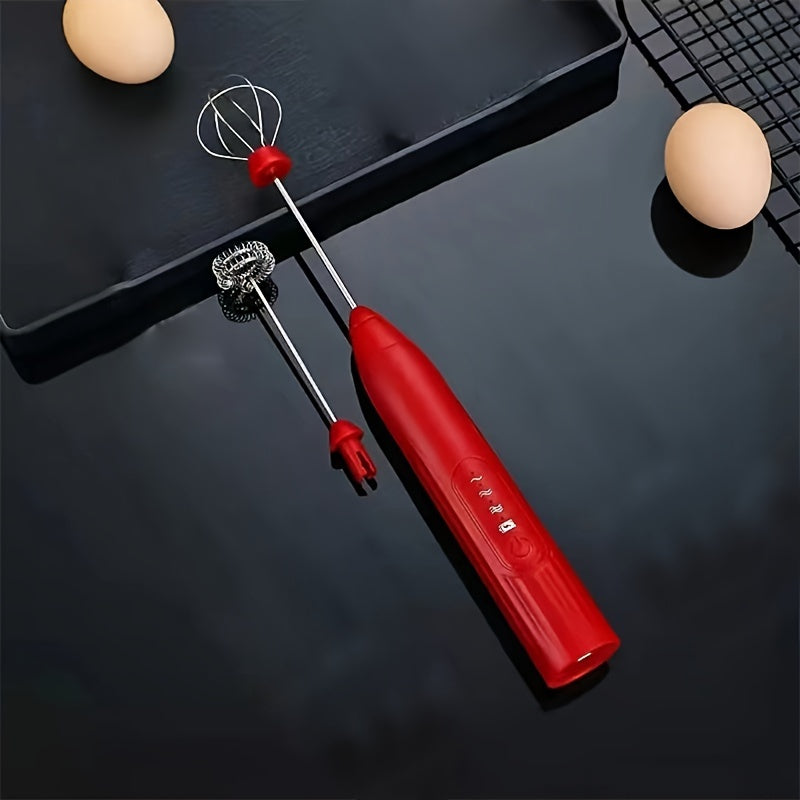 Перезаряжаемый USB портативный пеногенератор для кофе, молочных коктейлей и других напитков